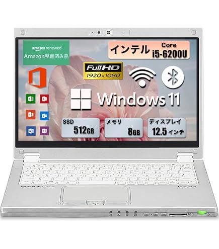 Amazon.co.jp: 【最新Win 11搭載】2in1モデルPanasonic レッツノート 
