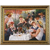 ルノアール　複製画　舟遊び 世界の名画 複製画 『舟遊びをする人々の昼食』1876年 ピエール