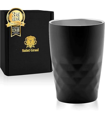 Amazon | 1個 KAZE TO MORI ステンレスサーモタンブラー ブラック