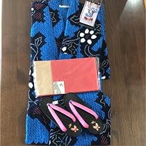 Amazon.co.jp: 浴衣 総しぼり 三点セット （浴衣＋帯＋桐下駄＋おまけ 
