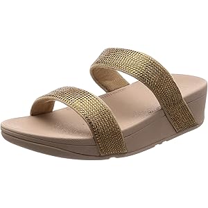 [フィットフロップ] コンフォート サンダル LOTTIE SHIMMERCRYSTAL SLIDES