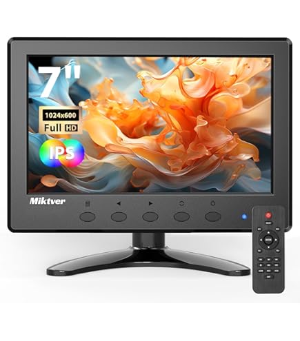 Amazon.co.jp: PLANEX 7.1インチカラー液晶モニタ (VGA/ビデオ入力対応