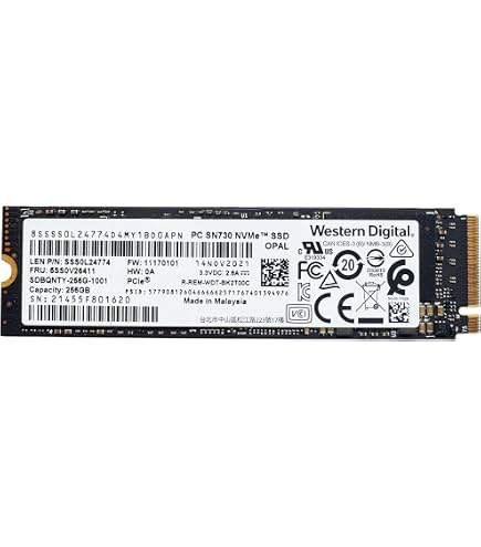 Amazon | 【整備済み品】Micron 2300 256GB NVMe SSD MTFDHBA256TDV M