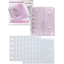 Amazon.co.jp: 三八商店 シール帳 透明 女の子 台紙 シールバインダー