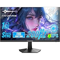 Amazon.co.jp: Minifire ゲーミングモニター 24.5インチ HDMI2つ 200Hz