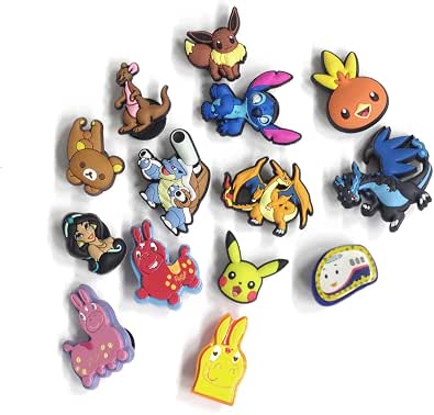 Amazon アイメディア クロックス ジビッツ ランダムアソート 10個入 シューズアクセサリー サンダルバッジ チャーム キャラクター ディズニー ポケモン サンリオ その他 シューズチャーム