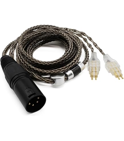 Amazon.co.jp: NewFantasia HiFiケーブル 4ピンXLRバランスオス