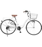 Amazon | 【完成車】 Carino 自転車 シティサイクル ママチャリ カゴ 