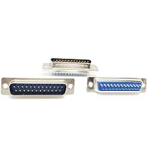 thumbnail image 2 of 5-Pack DB25 Male Solder Cup D-SUB Connectors – 25 Pin Plug Assembly 2 of 6