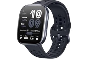 Amazfit Bip 6 スマートウォッチ 2000nit高輝度 GPS内蔵 オフラインマップ AIによる音声操作と睡眠/運動管理 心拍 睡眠 ストレス 健康管理 140+スポーツモード ナビゲーション ルートインポート 14日間バッテリー持続 (