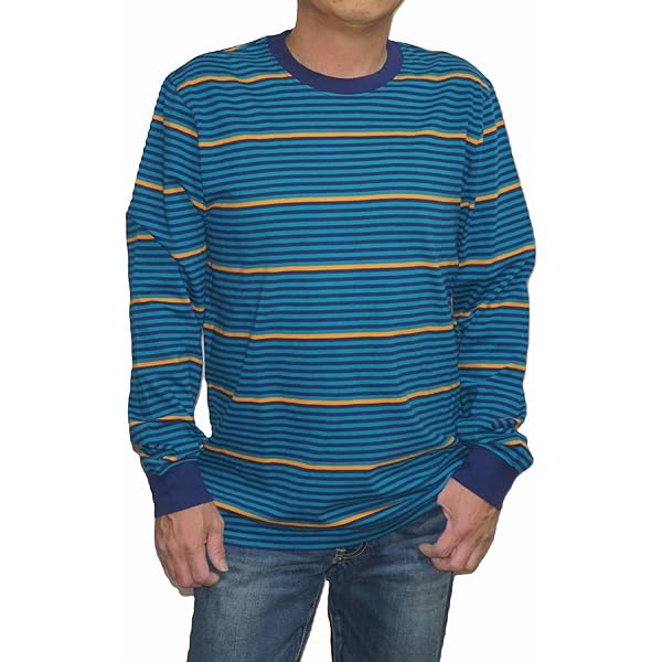 Amazon | リーバイス Levis 長袖Tシャツ ボーダー カーキ a09220020