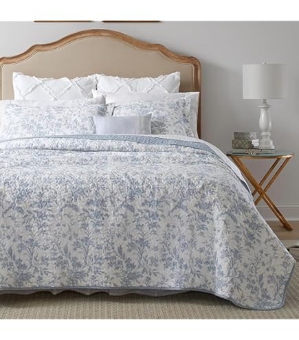 Amazon｜[Laura Ashley] ローラアシュレイ ベッドカバー ダブル