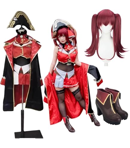 Amazon.co.jp: バーチャルYouTuber 宝鐘マリン 風コスプレ衣装