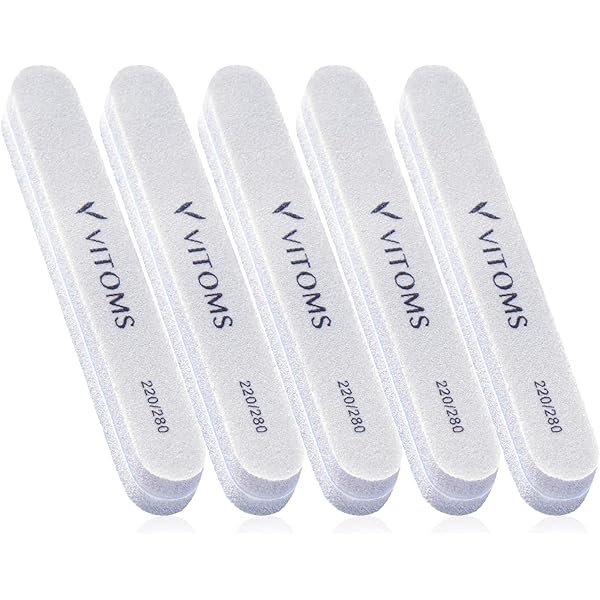 Amazon.co.jp: VITOMS 爪やすり 爪磨き (磨きムラ解消スポンジファイル