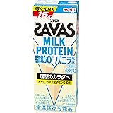 SAVAS(ザバス) MILK PROTEIN 脂肪0 バニラ風味 200ml×24 明治 ミルクプロテイン
