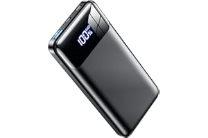 【2023新登場·20000mAh大容量&軽薄型】モバイルバッテリー 急速充電 2台同時充電 LCD残量表示 Type-C入出力兼用/PD20W/18W対応/QC3.0対応 PSE技術基準適合 iPad/iPhone/Android各種スマホ対応 ス