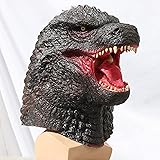 ゴジラ着ぐるみハロウィーン着ぐるみコスチュームゴジラのマスク大人用ワンサイズ ラテックス コスプレ (One Size)