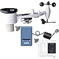 ECOWITT GW1101 Wi-Fi Weather Station, WS69 Solar Powered 7-in-1 Outdoor Weather Sensor Array and GW1100 Wi-Fi Gateway, Suppor