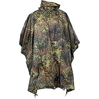 Amazon.co.jp: MIL-TEC ポンチョ レインウェア リップストップ