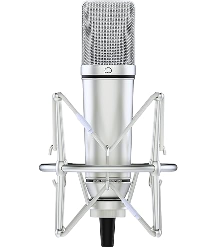 Amazon.co.jp: MA-67 スタジオコンデンサーマイク、34mmゴールドラージ