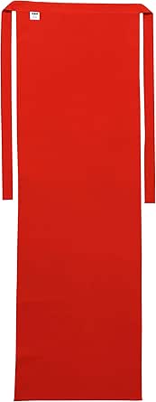 Ririen Dye Echu (Fundoshi) 100% Cotton, Made in Japan, Men's One Size Fits All, Red Solid Color 1 Piece