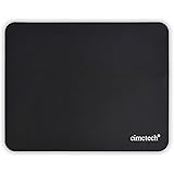 マウスパッド 光学マウス対応 マイクロファイバー 洗える 滑り止め 高級感 耐久性が良い … (ブラック)