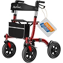【値下げ】調整可能なハンドル付き歩行器 Amazon | ビグアレクス（BigAlex）歩行器 シルバーカー アルミ製