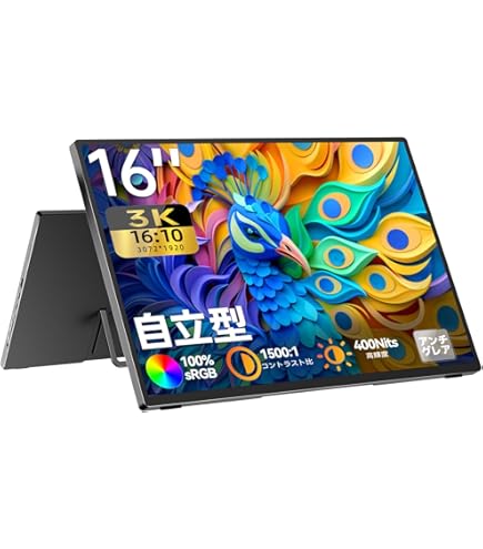 Amazon.co.jp: Newsoul OLED ポータブルモニター 16インチ 3K