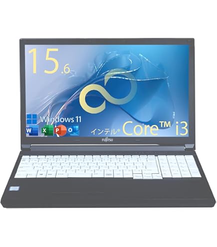 送料無料】ノートパソコン 中古動作良品 15.6型 富士通 A550/A Core i3 