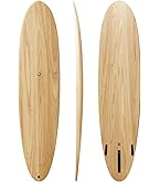 Amazon | nanazero WOOD SKIN サーフボード MID01 6'4 Cream-Gray