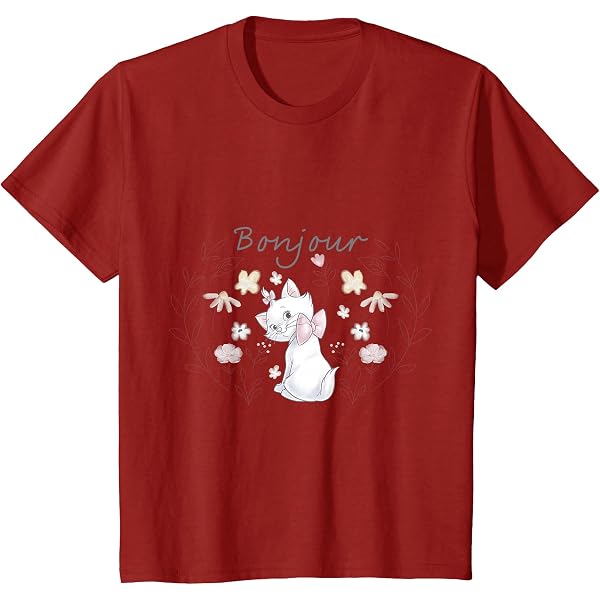 Amazon | DISNEY おしゃれキャット マリー プリント 152100013 Tシャツ