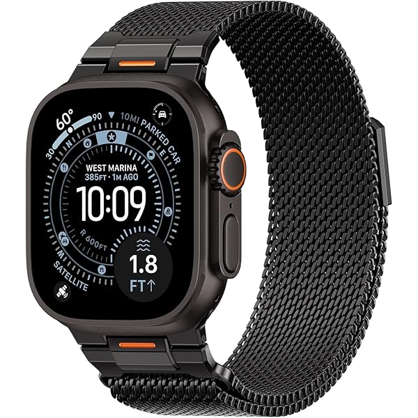 Amazon.co.jp: ミラネーゼメッシュループ Apple Watch Ultra 2/Ultra