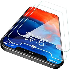 CASEKOO iPhone12 ガラスフィルム iPhone 12 Pro ガラスフィルム 6.1インチ ガイド枠付き…