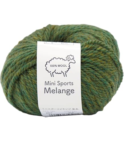 Amazon | 元廣 SKI YARN (スキー毛糸) ミニスポーツメランジ 並太 COL