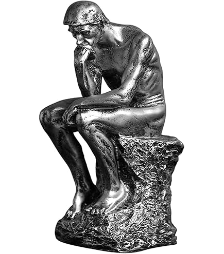 Amazon.co.jp: NC レ考える人の像有名な考える人の彫刻ホームオフィス