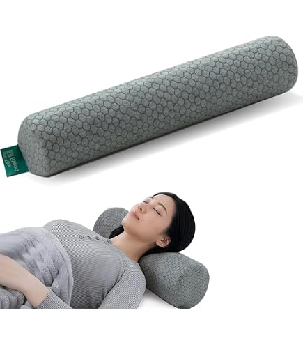 Amazon｜円柱クッション かたい枕 仰向き寝まくら ボルスター ネック