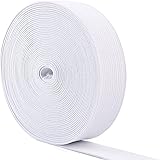 良品Life 平ゴム 幅 30mm 強力 手芸用 全長 40m 白 幅広 裁縫 可愛い パンツ 交換バンド (25mm,白)