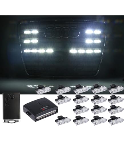 Amazon | 【Abz Company】 爆光 高輝度 白色 1 ユニット 2 LED × 16連