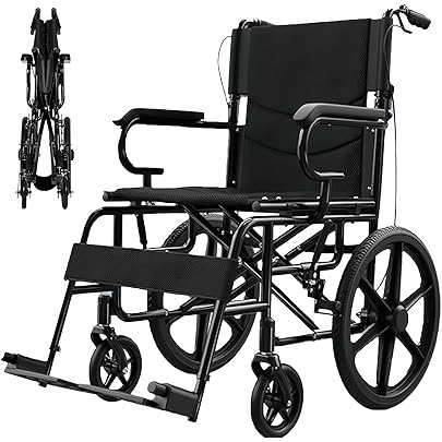 Amazon | 車椅子 折りたたみ 車椅子 軽量車椅子 介助型 背折れタイプ