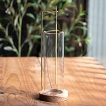 Amazon.co.jp: Ampoule インセンスホルダー お香立て 天然木 ガラス 灰