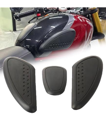 激レア品！　トライアンフ純正 バーパッド トライアンフガス燃料タンクニーパッドインターセプター（リアル