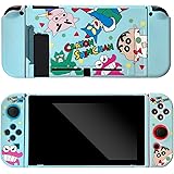 【最新型改良】クレヨンしんちゃん Switch対応 カバー かわいい ケース スイッチ ケース 保護カバー 分体式カバー 人気 アニメ キズ防止 耐衝撃 着脱簡単 指紋防止 取り外し可能 汚れ防止 キズ防止