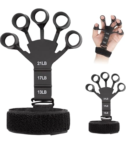 Amazon.co.jp: フィンガーパワー 握力 トレーニング 6つの抵抗レベル