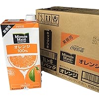 Amazon.co.jp: コカコーラ ミニッツメイド オレンジ 100% 1L 紙