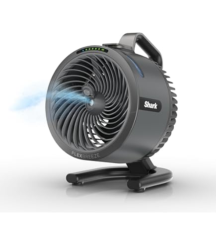 Amazon.co.jp: Shark FlexBreeze HydroGoファン + 車載充電器 — 屋内外