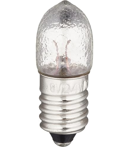Amazon.co.jp: 8LED 豆球 極白光 6V 2w-2.4W E10 フラッシュ