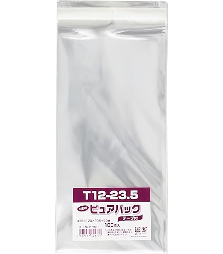 Amazon.co.jp: シモジマ ヘイコー 透明 OPP袋 クリスタルパック テープ