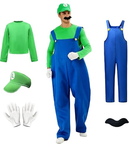 ワリオ デラックス 男性用コスチューム 81WAiSgJIhL.jpg_BO30,255,255,