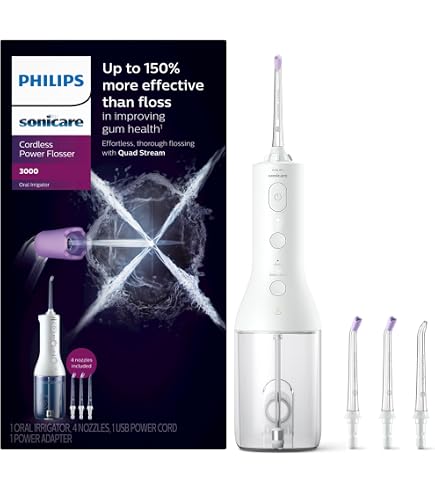 Amazon.co.jp: Philips Sonicare コードレスパワーフロッサー 3000