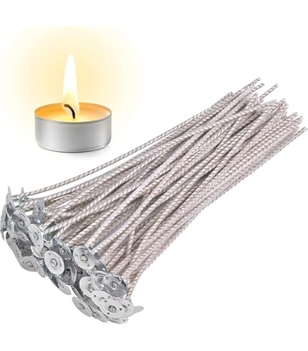 Amazon.co.jp: CD10 ソイワックスキャンドルウィック 100個 6インチ